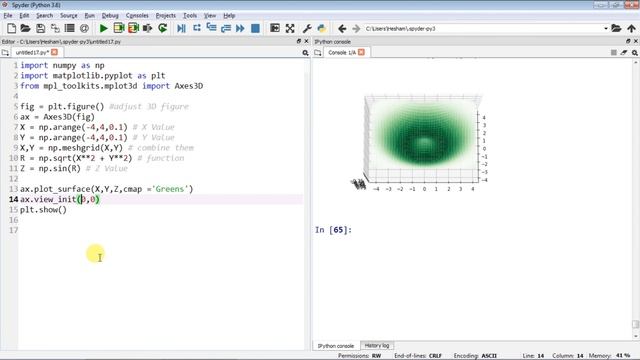 C-80 - Matplotlib - 3D View - 15 - ماتبلوتليب - منظور ثلاثي الأبعاد смотреть онлайн