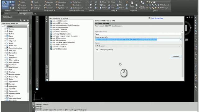 Adding Image Data in Map 3D/Civil 3D from a Web Mapping Service WMS смотреть онлайн