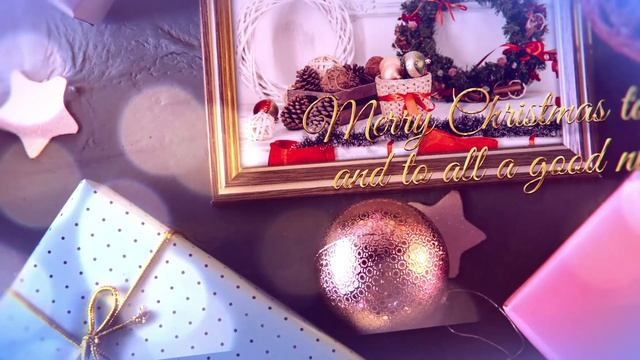 Слайд-шоу на новый год фотографии в рамке Videohive Warm Christmas Memories frame Gold DIZAYNPROJECT смотреть онлайн