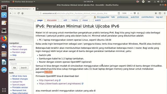 20190122 IPv6 peralatan minimal experimen смотреть онлайн