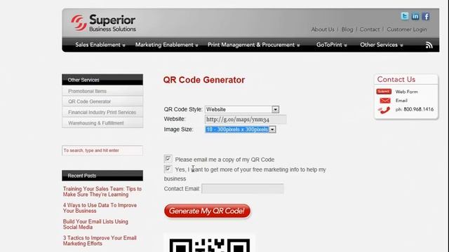 Google Maps QR Code Tutorial from Superior Business Solutions смотреть онлайн