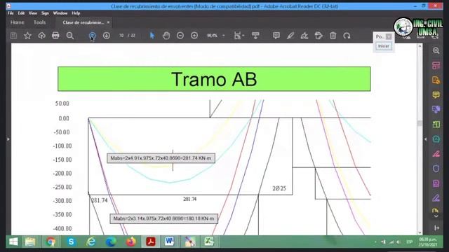 Hormigon 1 (teoria) - Recubrimiento de envolventes - 25-10-2021 смотреть онлайн