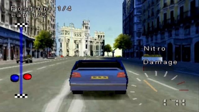 Europe Racer (PS1, 2001) - Madrid (Arcade Race) смотреть онлайн