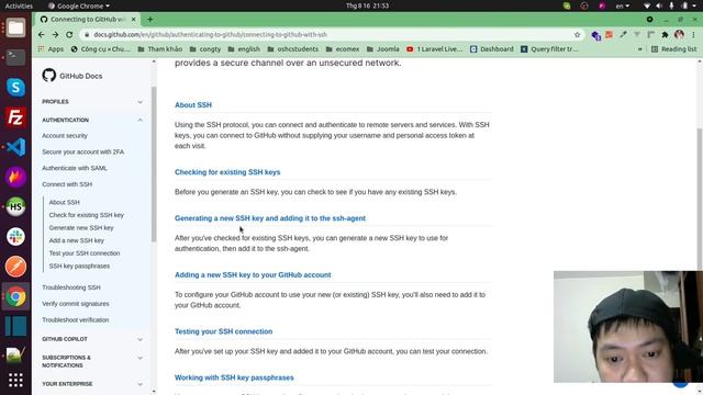 Cách fix Git Support for password authentication was removed - sử dụng ssh key смотреть онлайн