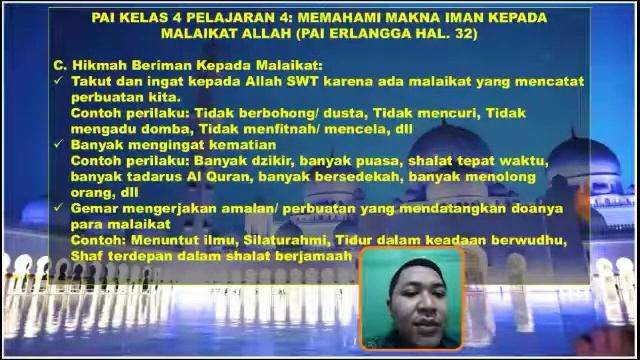 PAI Kelas 4 Pelajaran 4: Makna Iman Kepada Malaikat Allah SWT (Part 2) смотреть онлайн