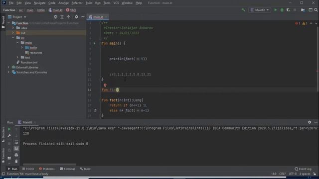 Kotlin dasturlash tili | 23 - dars, Recursiyaviy funksiyalar. смотреть онлайн