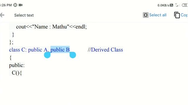 Multiple Inheritance with Example in C++/ Types of Inheritance in C++... Tamil смотреть онлайн
