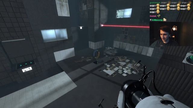 Юзя играет в Portal 2 | 24.03.22 | UselessMouth Stream смотреть онлайн
