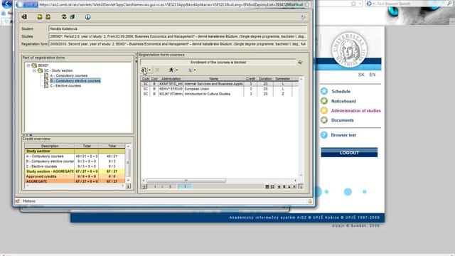 AIS - registration of the courses.avi смотреть онлайн