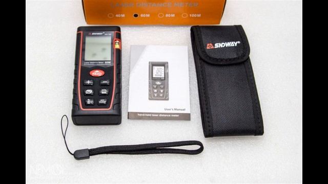 Как работает лазерный цифровой дальномер SNDWAY SW-T60, проверка электронного уровня | #Обзор смотреть онлайн