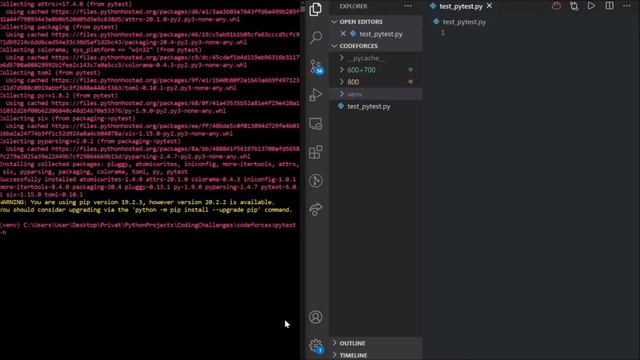 Setting up pytest for coding challenges with python смотреть онлайн