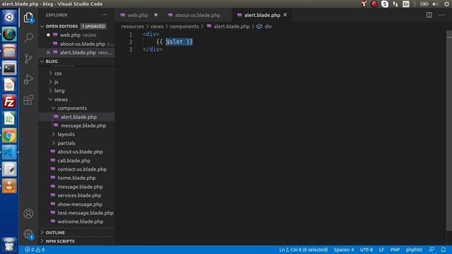 Learn Laravel 8 Tutorials in Hindi - #13 - Slots & Inner Slots of Component in Laravel 8 #3 смотреть онлайн