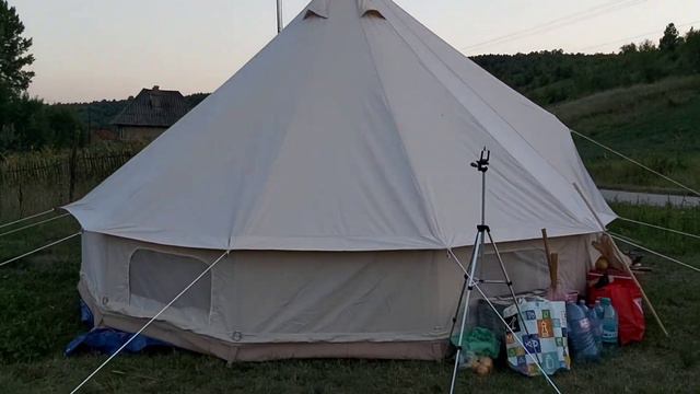 Testare cort glamping, soba și cuptorul pentru cort de la G.STOVE și lanternei de la IMALENT. смотреть онлайн