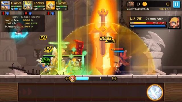 Crusaders Quest : Gravity Labyrinth-20 again смотреть онлайн