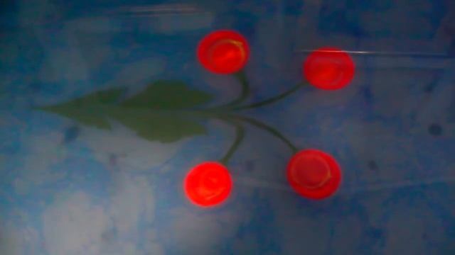 ebru (marbling) art , violet flower смотреть онлайн