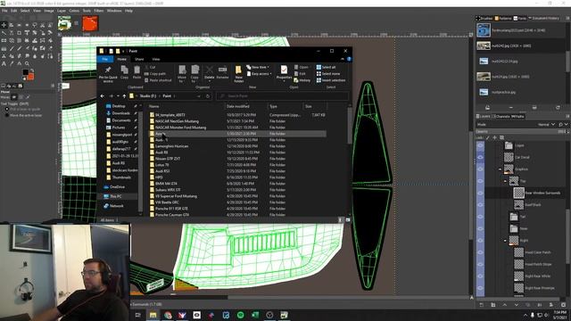 Painting the iRacing NextGen Mustang with Gimp смотреть онлайн
