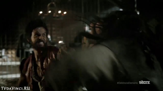 Da Vincis Demons - Ep. 105 Scene Clip - Barghello Brawl