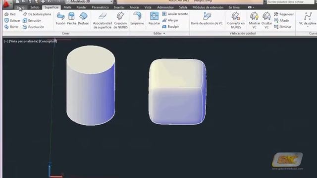 38.2-b Superficies (Curso Autocad 2012, www.guiasinmediatas.com) смотреть онлайн