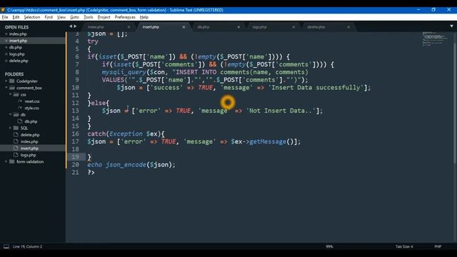 simple php comment system | php box comment | php comment section code | Using mysql database Hindi смотреть онлайн