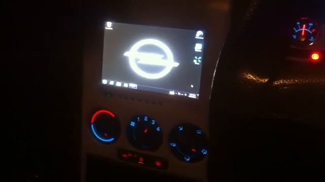 Astra G CarPC - Spinning Opel Logo смотреть онлайн