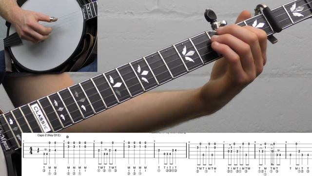 Deep Elem Blues | Intermediate Bluegrass Banjo Lesson With Tab смотреть онлайн
