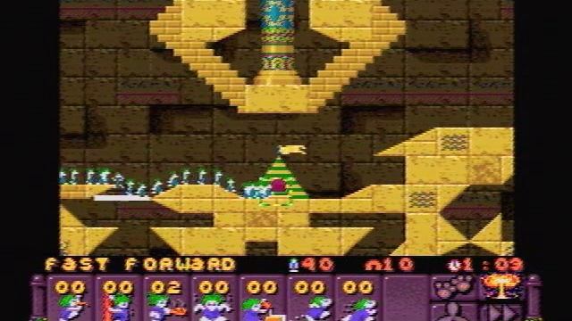 Lemmings 2 The Tribes (SNES) - 05 - Egyptian Tribe (Gold Medal Awarded) смотреть онлайн