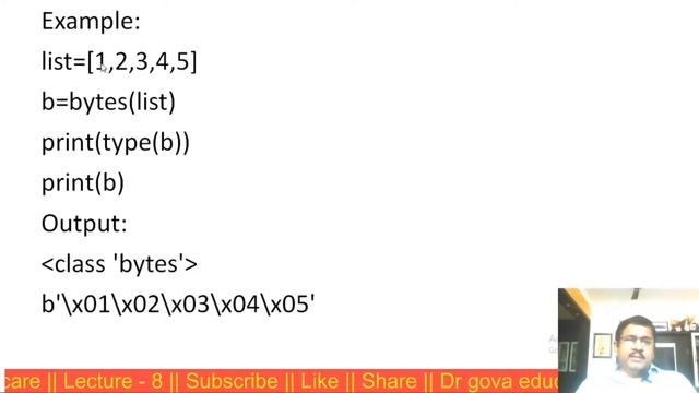 lecture 8: Python Programming | Data Types | JNTUH/A/K |Dr P Govardhan смотреть онлайн