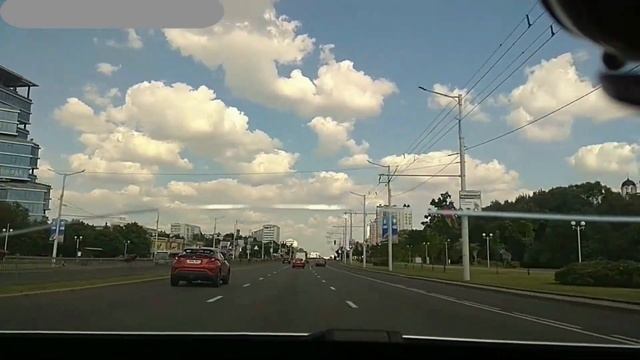 Минск / Беларусь / Жаркий знойный выходной день / Полупустые улицы / Minsk / Belarus смотреть онлайн