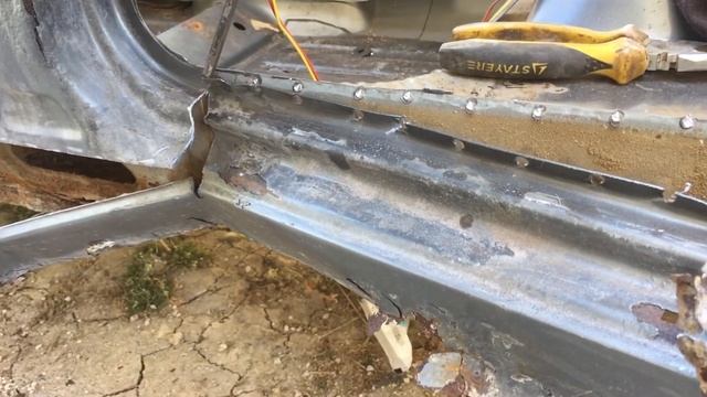 Ваз 2114 замена гнилых порогов своими руками. смотреть онлайн