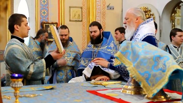 Хиротония иеродиакона Назария. смотреть онлайн