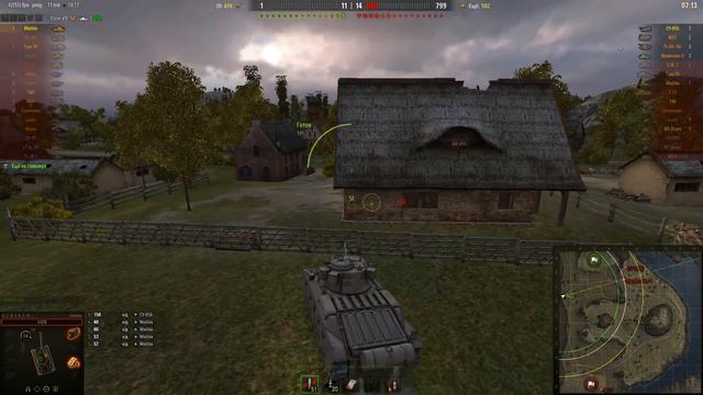 World Of Tanks Тащим бой на Матильде 4 уровня с 1 хп жизни смотреть онлайн