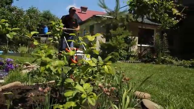 Обзор электрической газонокосилки Stihl RME 443 (Штиль) смотреть онлайн