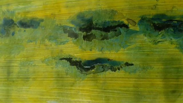 В зеленых тонах. Картина "Колосок". In green colors. Painting "Spikelet". смотреть онлайн