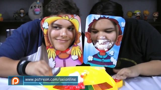 Pie Face Showdown Challenge with Avi & Erika - AEI Online смотреть онлайн