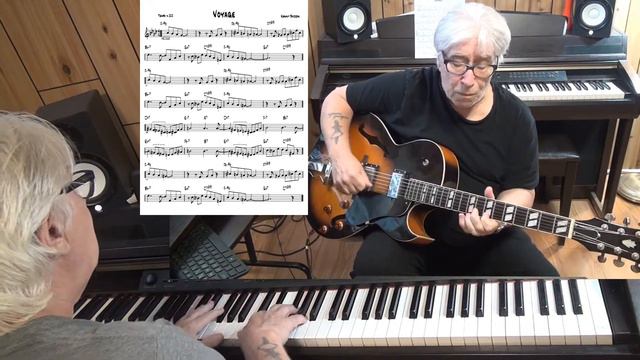 Voyage ( slow ) - Jazz guitar & piano cover ( Kenny Barron ) смотреть онлайн
