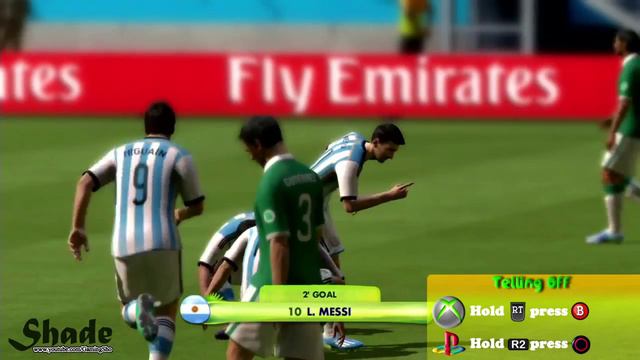 2014 FIFA World Cup Brazil All Celebrations Tutorial Xbox and Playstation HD 1080p смотреть онлайн