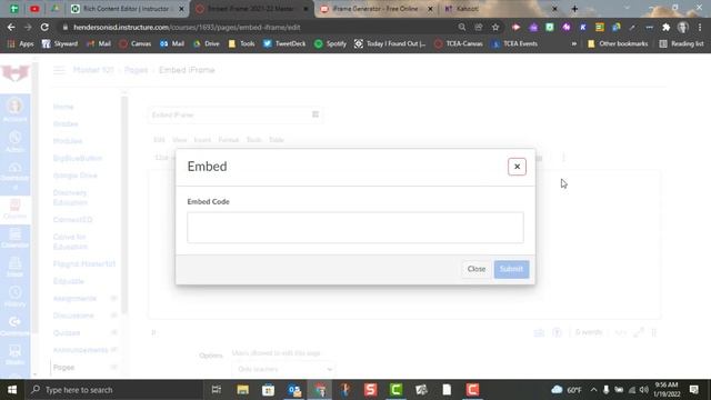 Canvas: Embed Kahoot with iFrame Generator смотреть онлайн