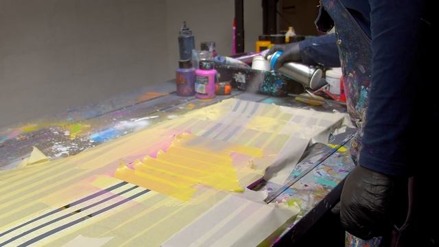 SIMPLE ABSTRACT PAINTING With Acrylic paint | Drosera смотреть онлайн