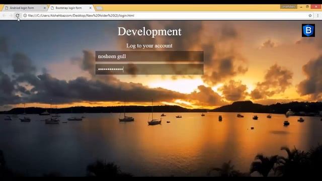 Bootstrap Login Form Source Code -Login Form Design Bootstrap -Transparent Bootstrap Login Form Cod смотреть онлайн