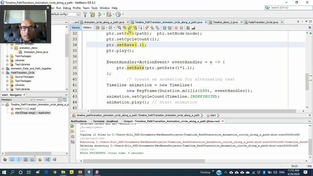 Java - JavaFX Part V - Event-Driven programming - Part V - FadeTransition and Timeline classes смотреть онлайн