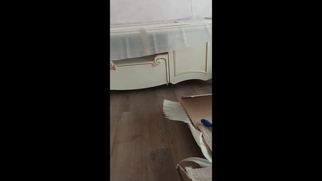 Сборка мебели(TV Тумба + Два стеклянных шкафа) Афина. смотреть онлайн