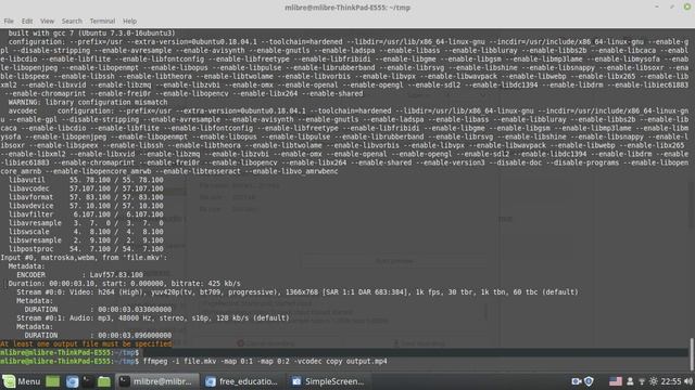 Extract a single audio stream from a video file using ffmpeg смотреть онлайн