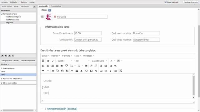 Crear iDevice Tarea en eXeLearning смотреть онлайн