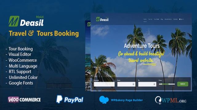 Deasil - Travel and Tour Booking WordPress Theme | Themeforest Website Templates and Themes смотреть онлайн