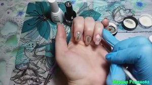 Сама себе мастер! Комбинированный маникюр. Зимний дизайн ногтей.