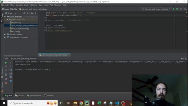 split and join method in #python смотреть онлайн