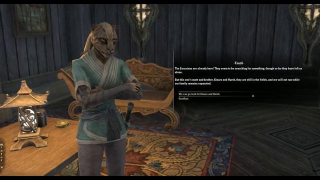 Elder Scrolls Online Elsweyr Talk to Tsazii with Khajiit Companion смотреть онлайн