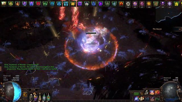 【Path of Exile - Ritual League】 - A9 Sirus (Scion LL Spark AuraStacker) смотреть онлайн