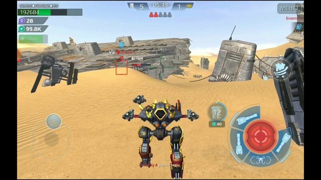 War Robots хитро*опый enemy 4 или слабые нервы?! смотреть онлайн