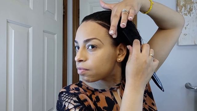 How To Create a Sleek Bun Look (Natural Hair) #slickbun смотреть онлайн